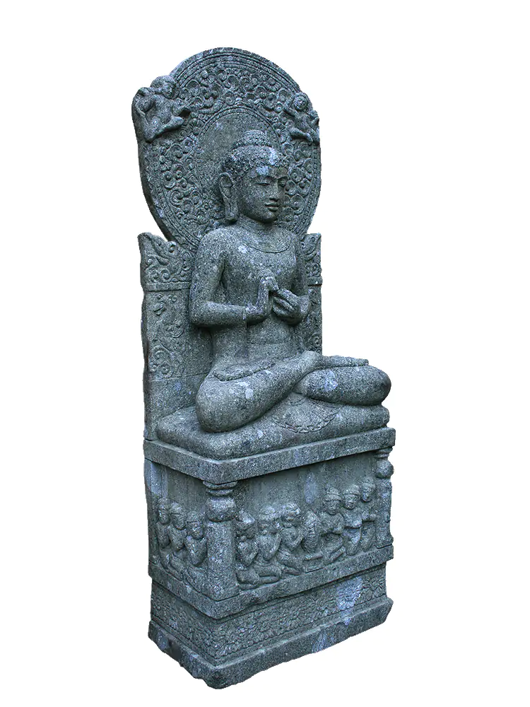  Product image 1 of the product “Seated Buddha Relief 140cm, natur ”