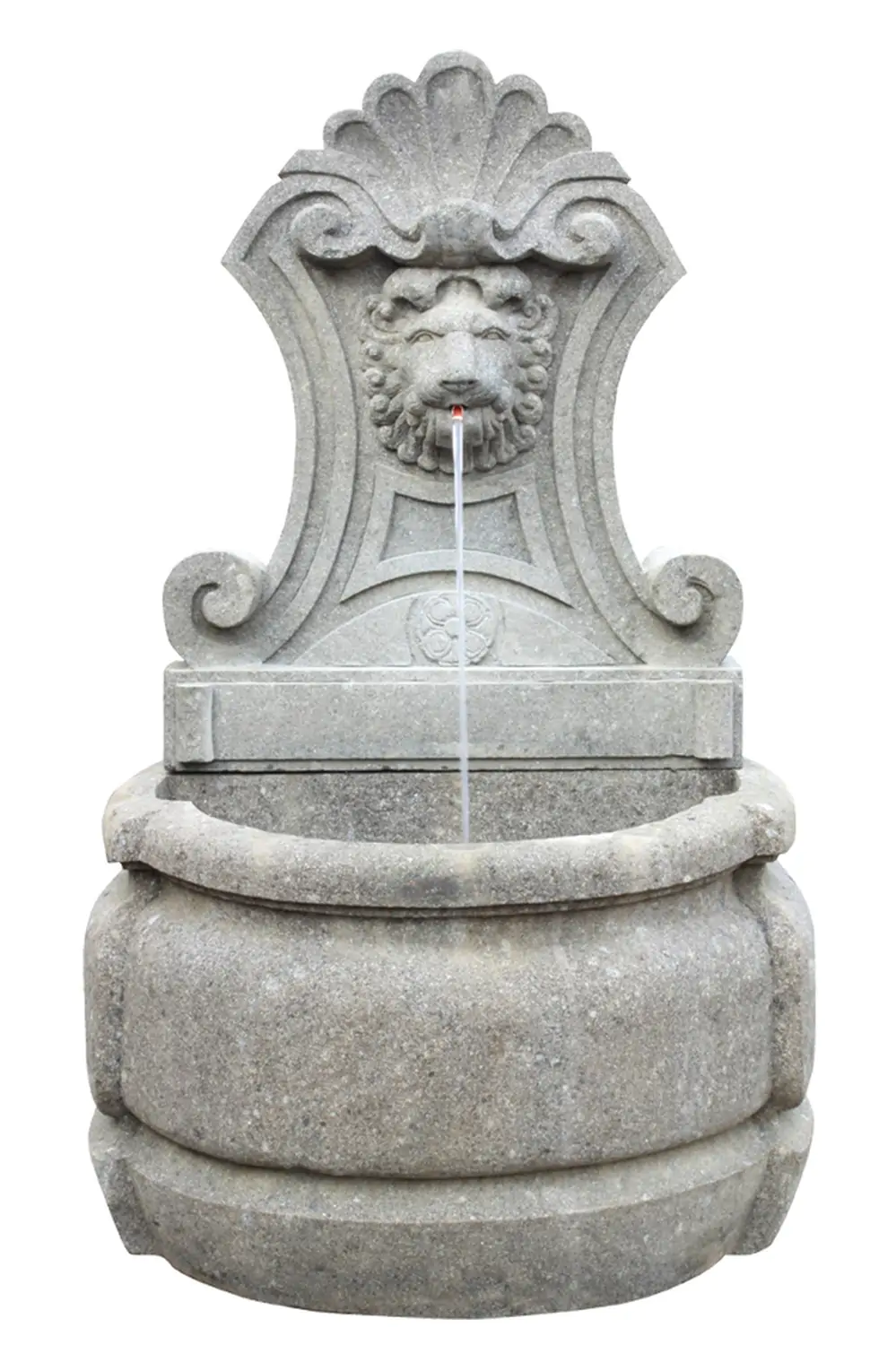  Product image 1 of the product “Wall fountain model „Venice“, 120 cm H, natural stone (Basanite), stonemasonry, without pump, pipes, drilling ”
