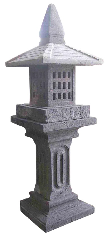  Product image 1 of the product “Stone lantern lava, approx. 150cm height ”