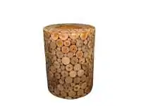  Product image 1 of the product “Round stand from teak branch cut, height 45, dia. 35cm ”