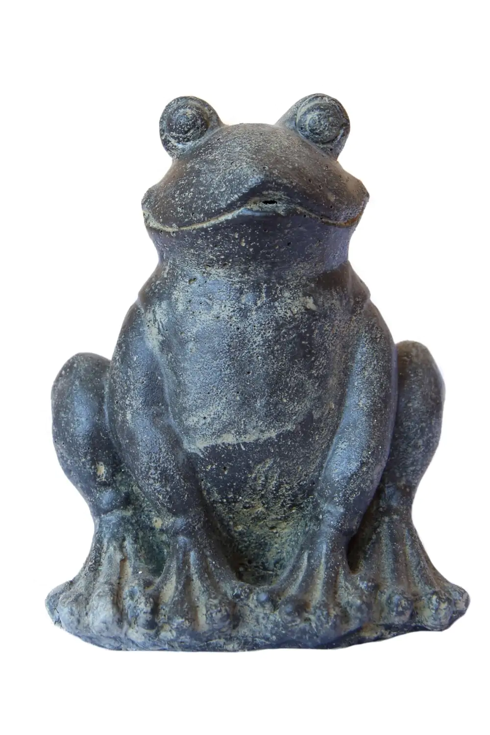  Product image 1 of the product “Frog Prince as watergame, casted stone, in the sizes from 15cm to 35cm, Antique finish ”