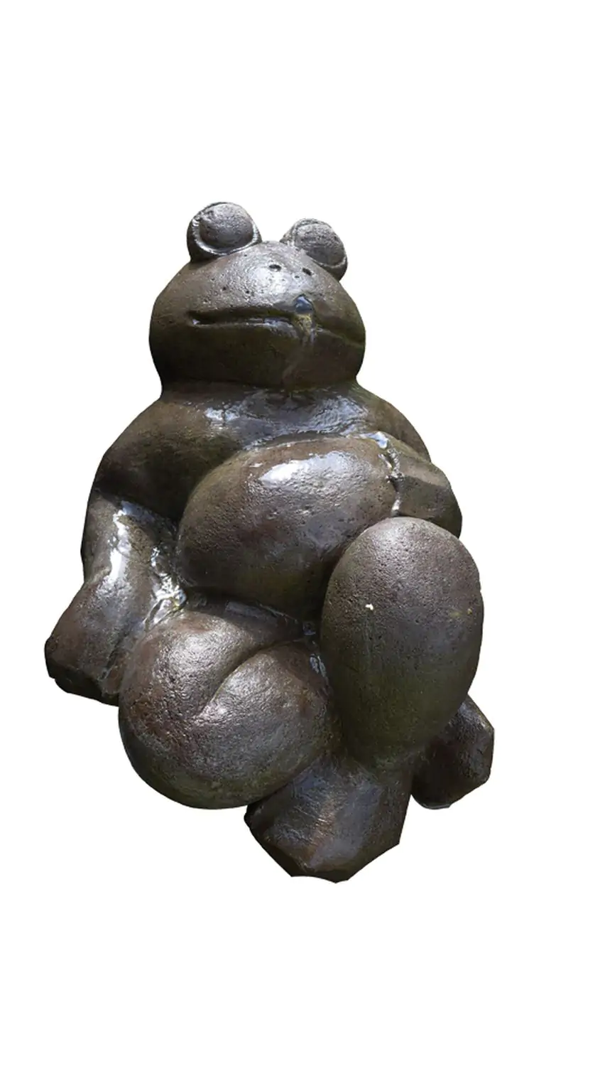  Product image 1 of the product “Lying „Happy Frog“ as a water feature, 33 cm H ”