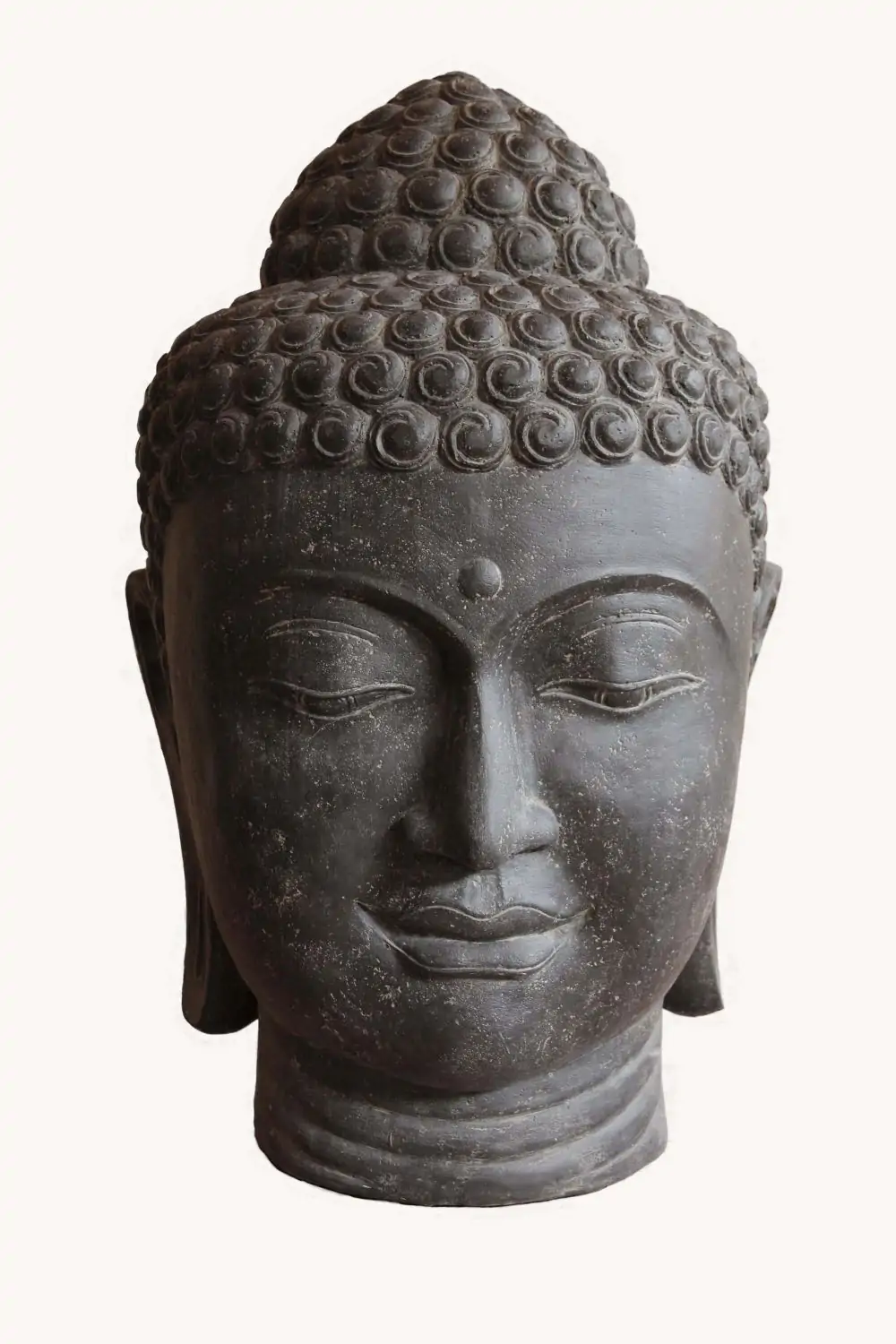  Product image 1 of the product “Buddha head, in the sizes from 25cm to 150cm, Antique finish ”