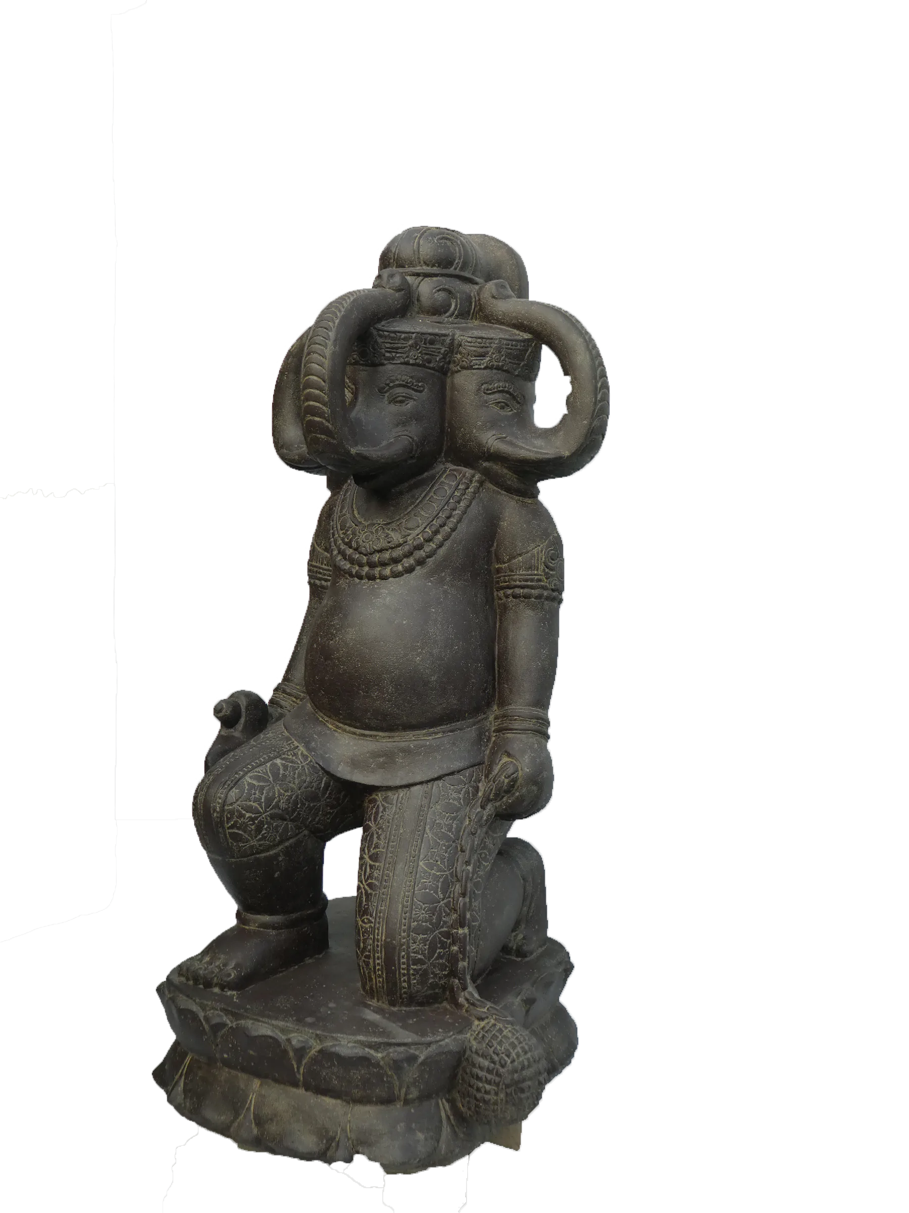  Product image 1 of the product “Kneeling Ganesha with 3 heads ”
