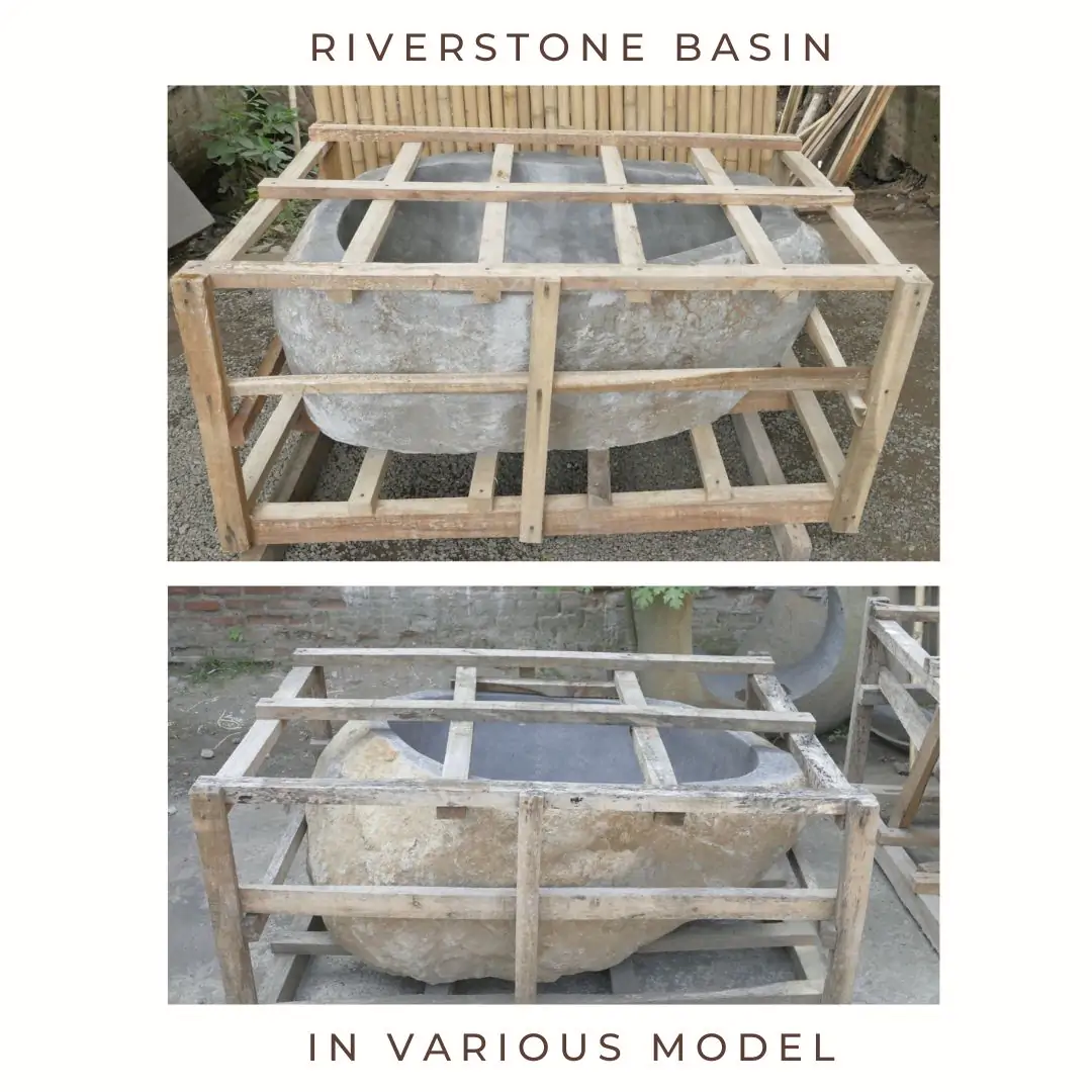  Product image 1 of the product “Riverstone basin, natural surface, polished inside. Dia approx 111-120. Height 51-60 ”