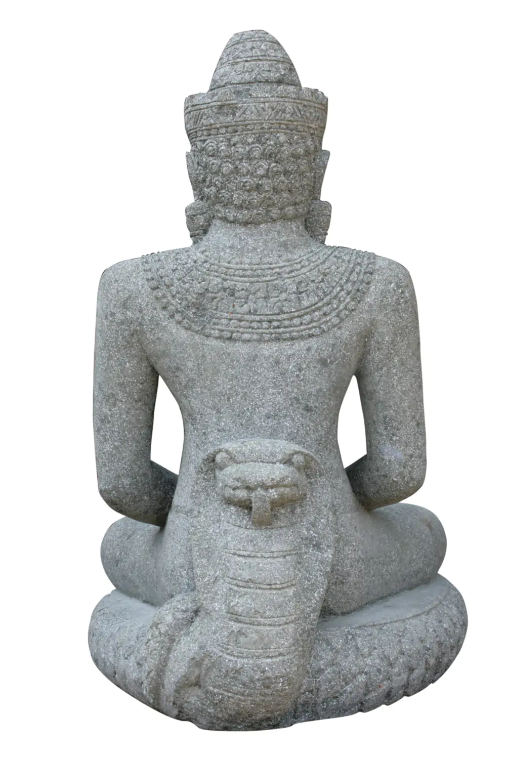  Product image 2 of the product “Sitting Buddha, 100cm height,  natural stone (Basanite), stonemasonry ”