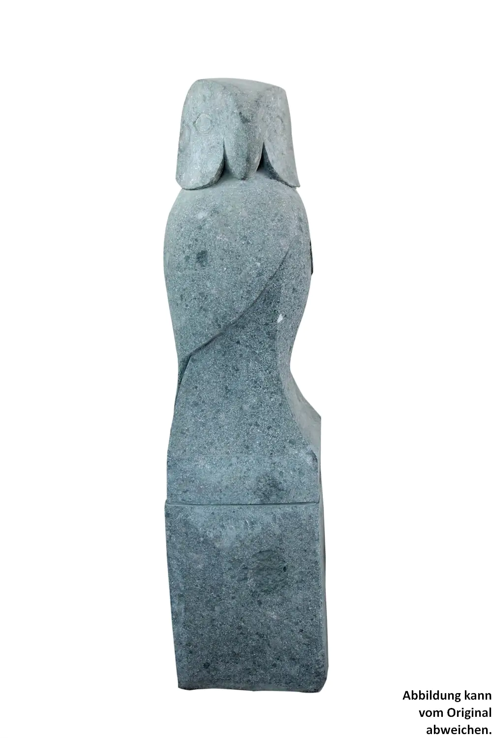 Product image 2 of the product “Abstract cockatoo on pedestal, 120cm height, natural stone (basanite) ”