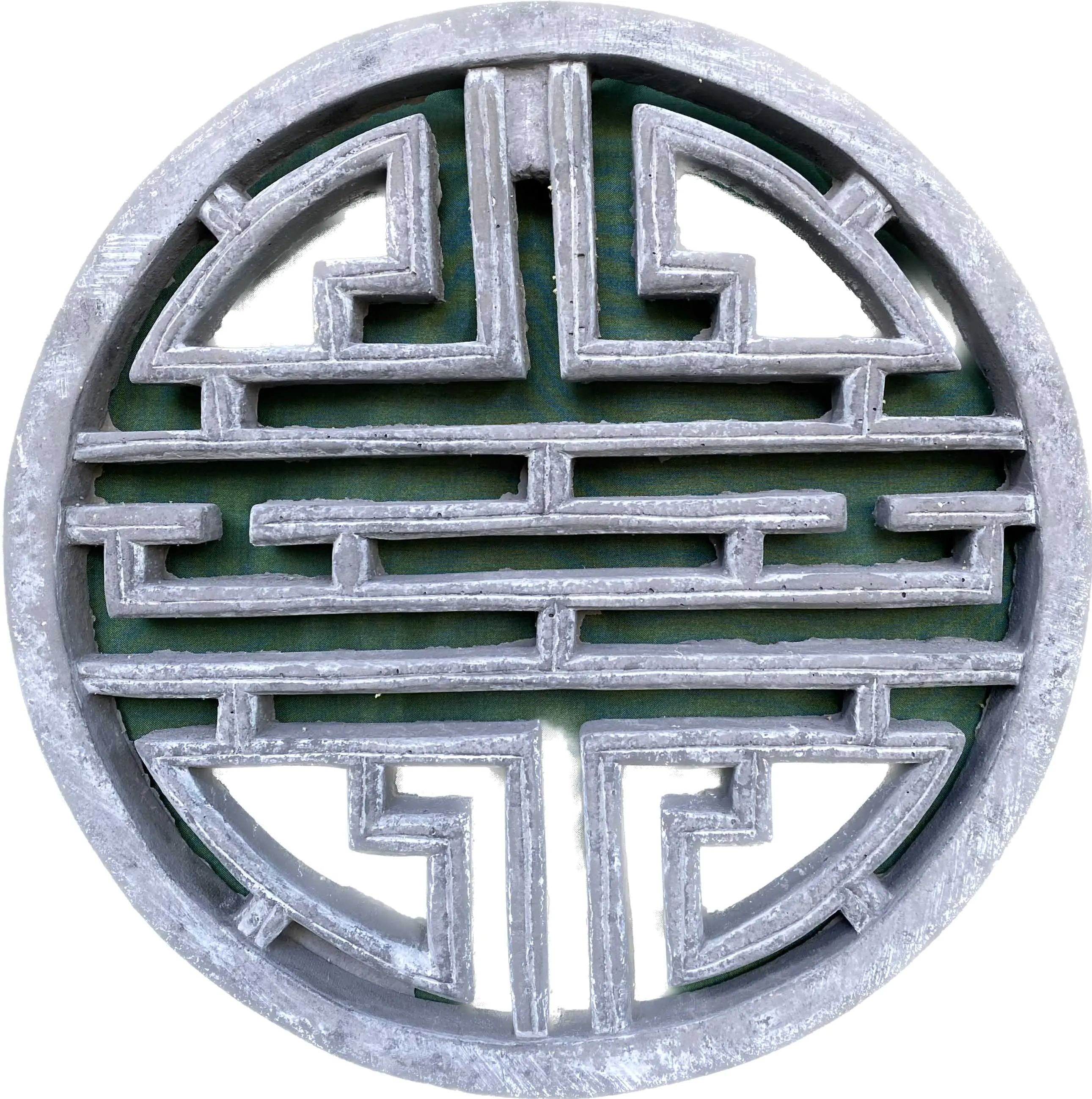  Product image 2 of the product “Yazhen - Plaque - Chinese Pattern, Ø 30cm | cast stone ”