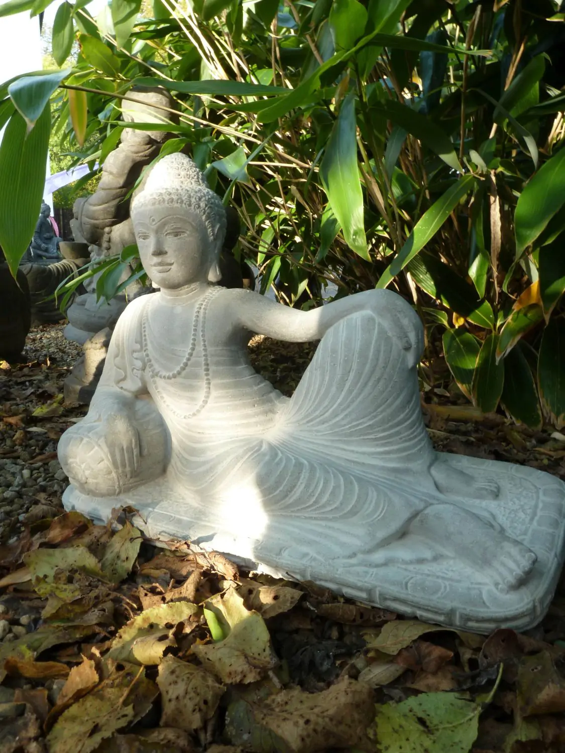  Product image 2 of the product “Buddha lying, cast stone, 80cm width ”