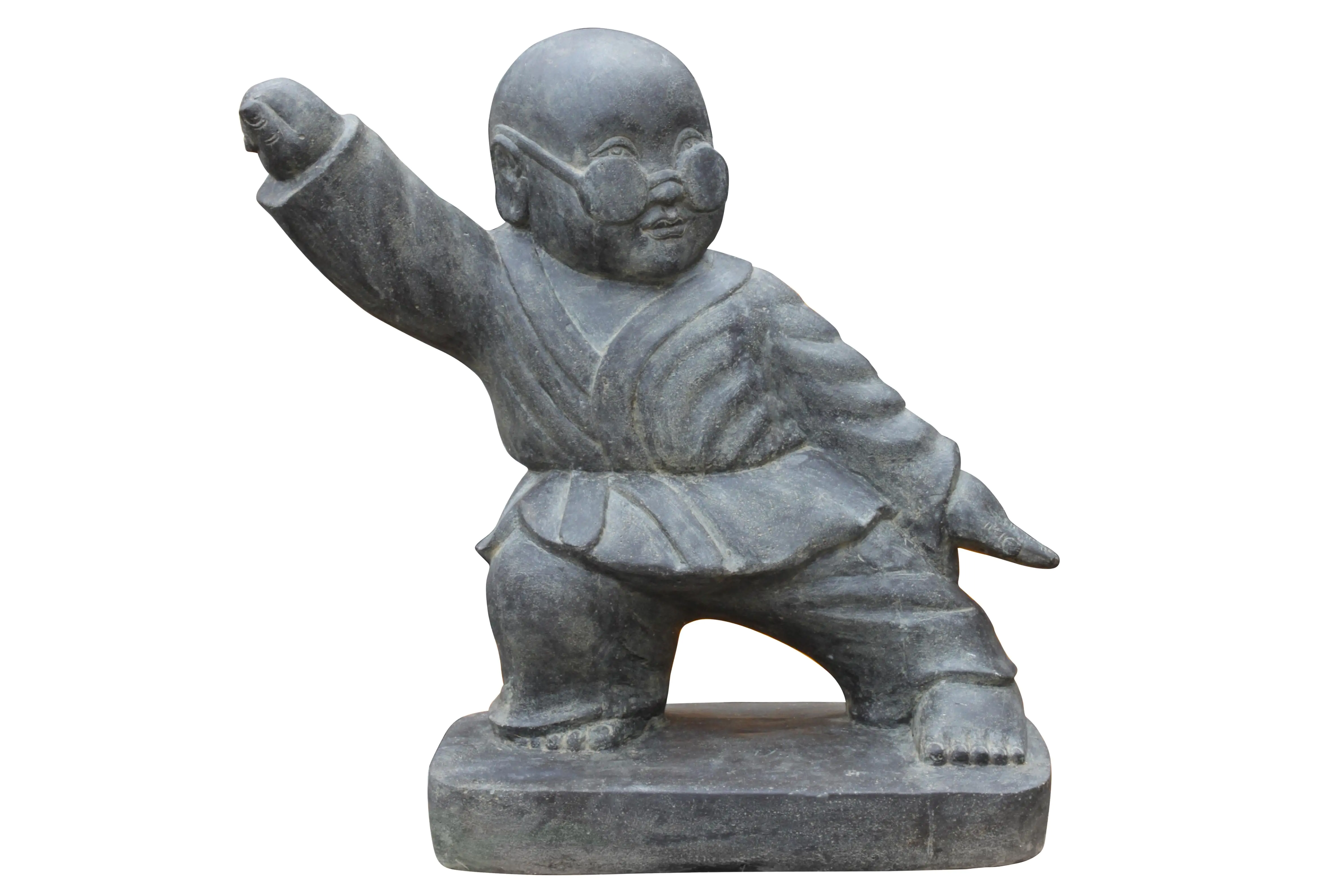  Product image 2 of the product “Standing Kung-Fu monk with glasses ”