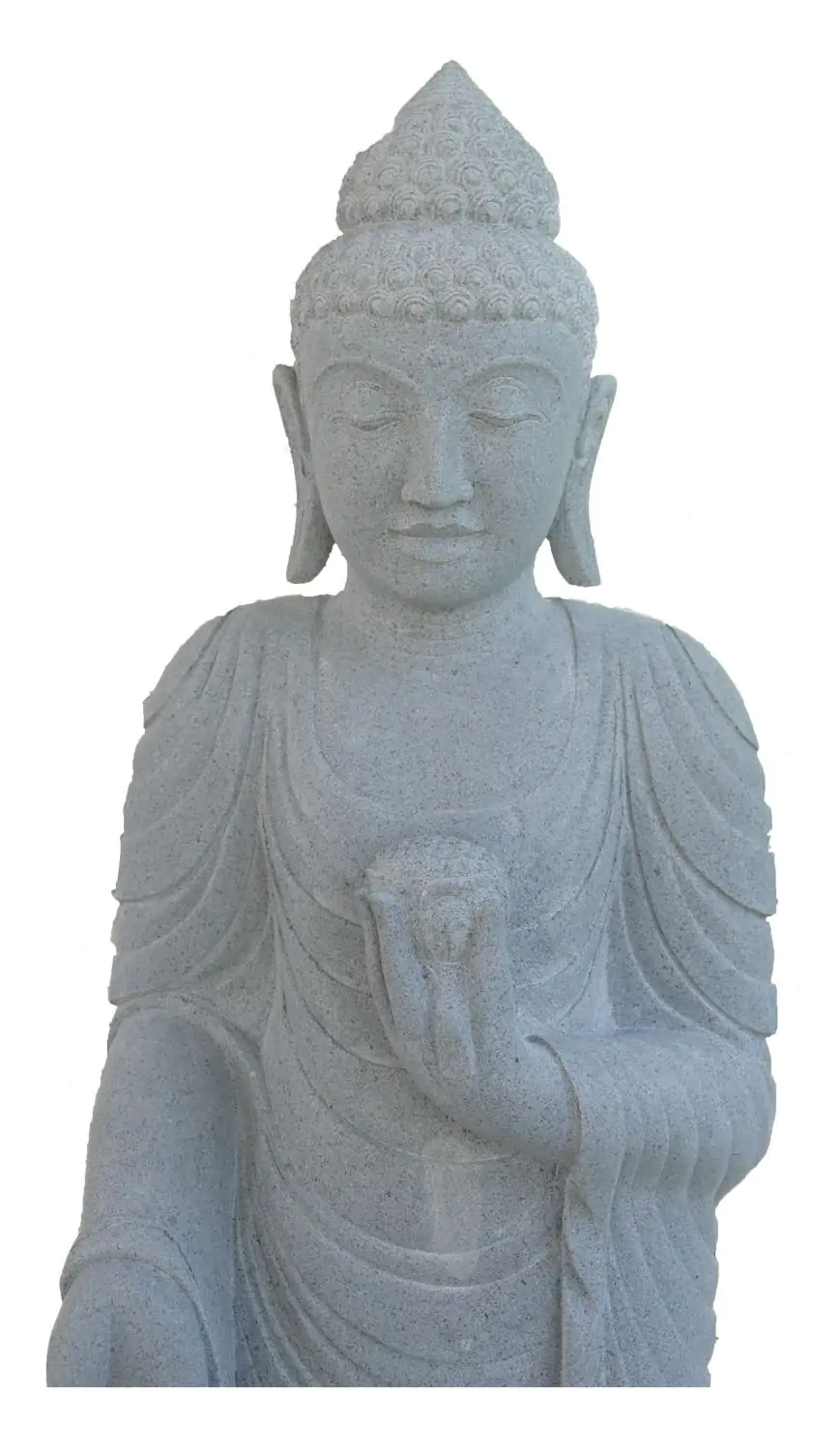  Product image 2 of the product “Standing Buddha with Lotus Flower, ca. 120 cm H ”