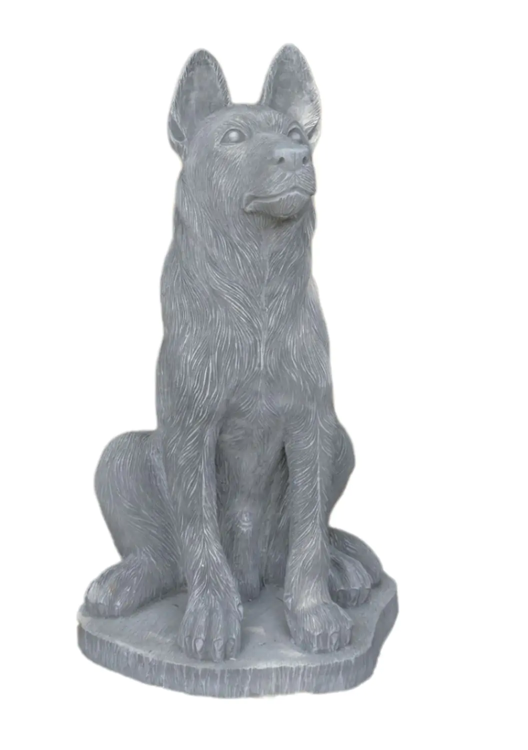 Product image 3 of the product “Seated shepard dog, 65cm Height - cast stone. ”