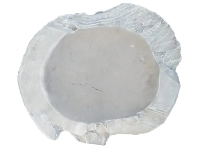  Product image 5 of the product “Stone bowl with wood grain, 30.5 cm long | cast stone ”