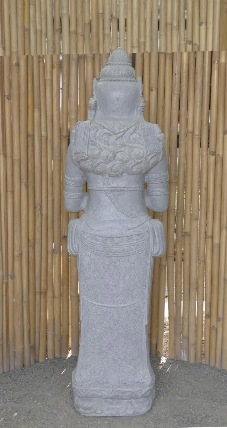  Product image 5 of the product “Standing Sri Dewi. Made from riverstone. Height 174cm ”
