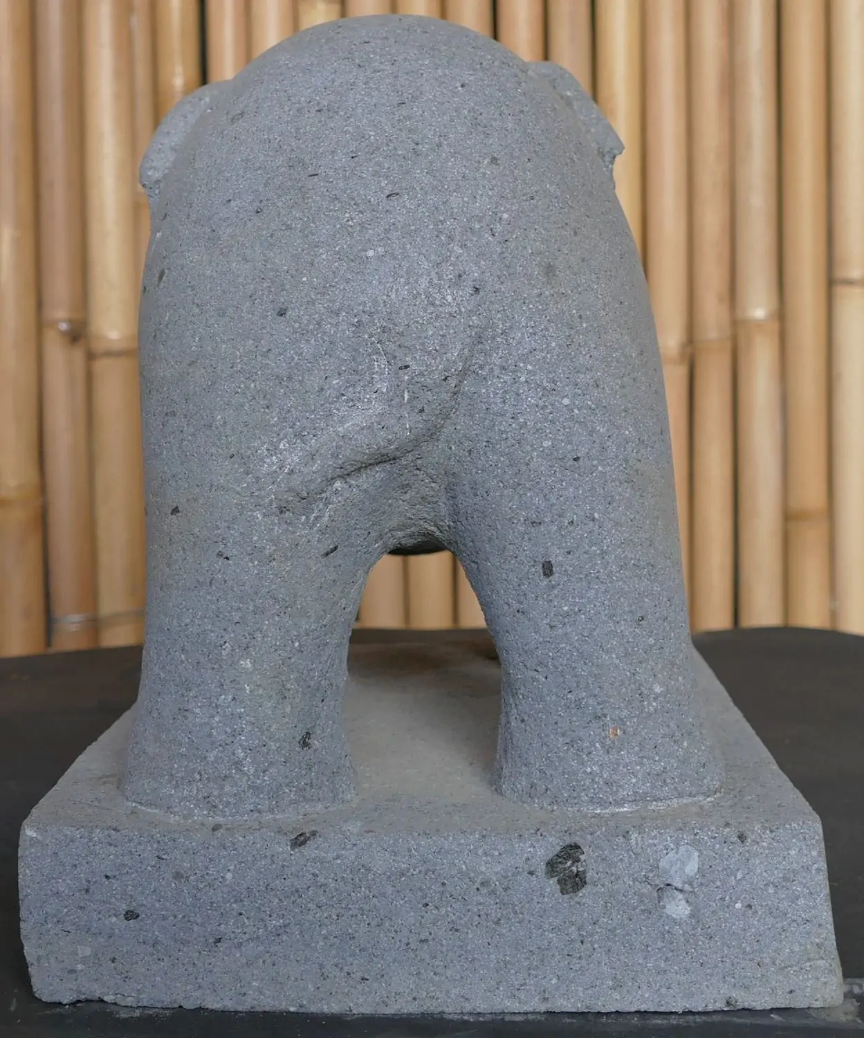  Product image 7 of the product “Standing elephant made of Riverstone about 45cm length ”